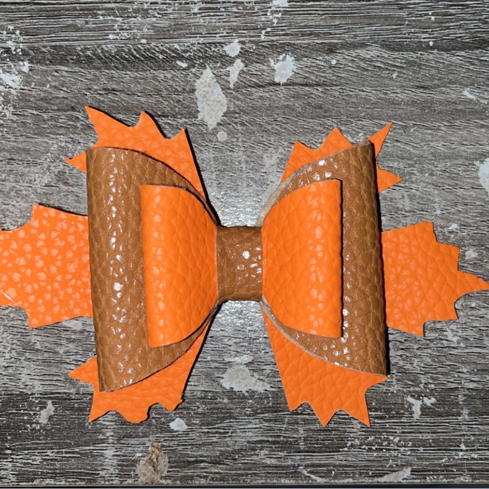 Fall hair bow